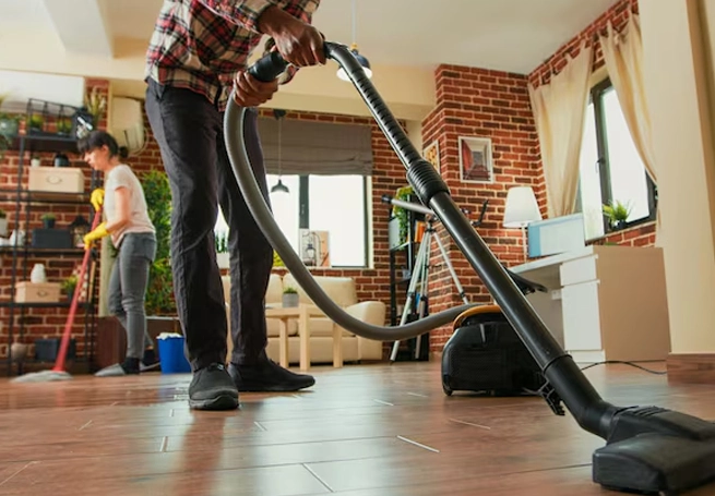 3 BHK Furnished Flat Cleaning